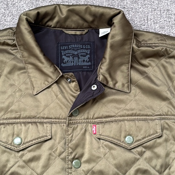 Levi’s Thermore Insulated Button Up Jacket Men’s Sz XL - Picture 3 of 10